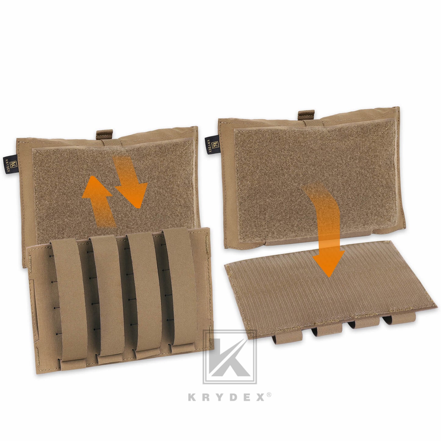 KRYDEX Tactical Stretch Blow Out Medical Pouch Rip Away EMT Pouch MOLLE & Belt IFAK Pouch