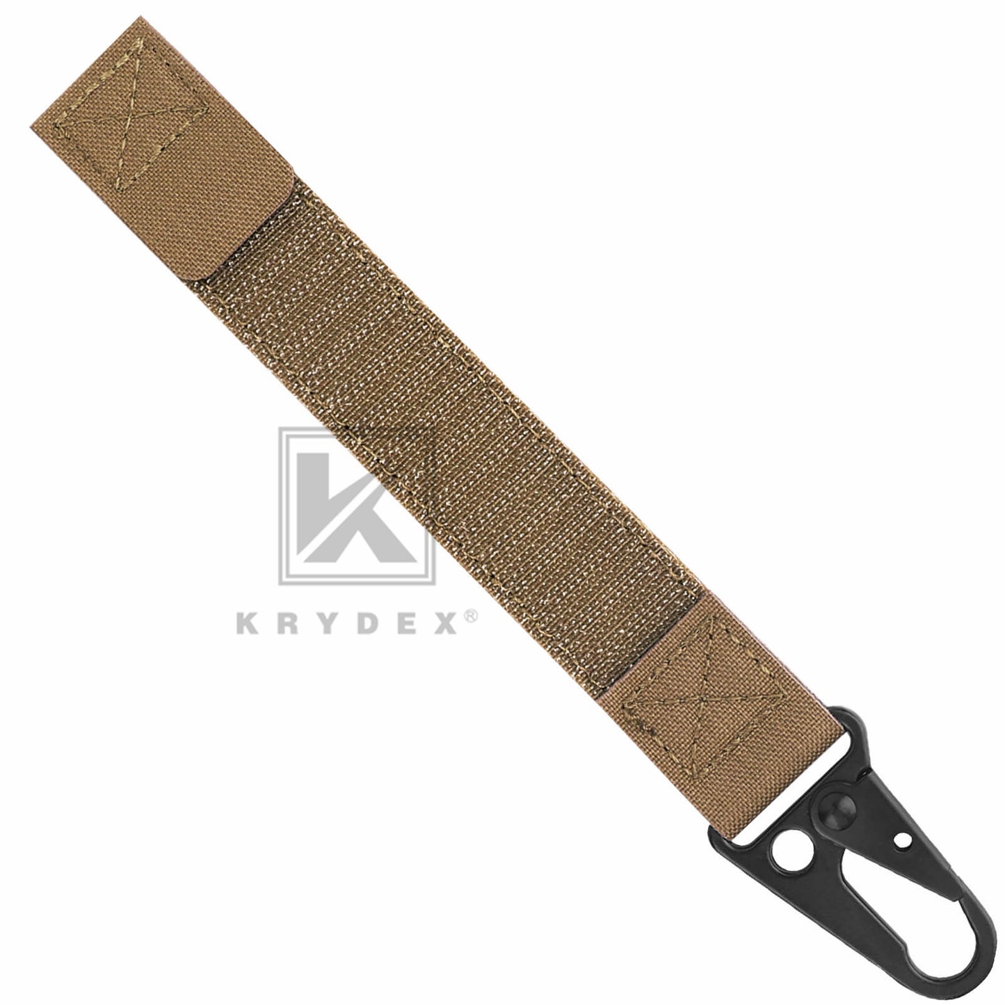 Krydex Tactical Belt Keeper Utility Hook Key Holder Keychain Gloves Carabiner Chemstick Clip MOLLE / Hook & Loop Battle Belt & Plate Carrier