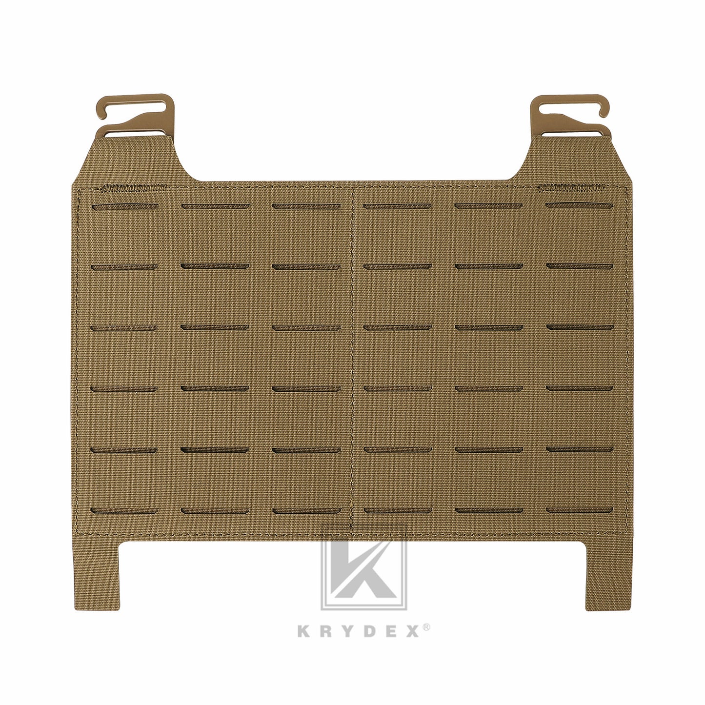 KRYDEX Tactical MOLLE Front Flap Adapt Laser Cut Panel Detachable For Tactical Vest Plate Carrier