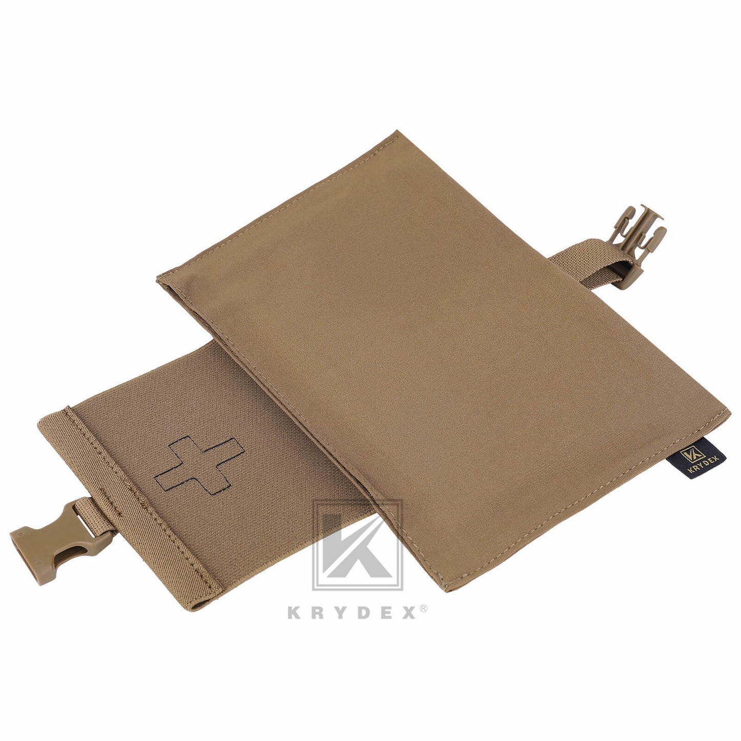 KRYDEX Tactical Stretch Blow Out Medical Pouch Rip Away EMT Pouch MOLLE & Belt IFAK Pouch