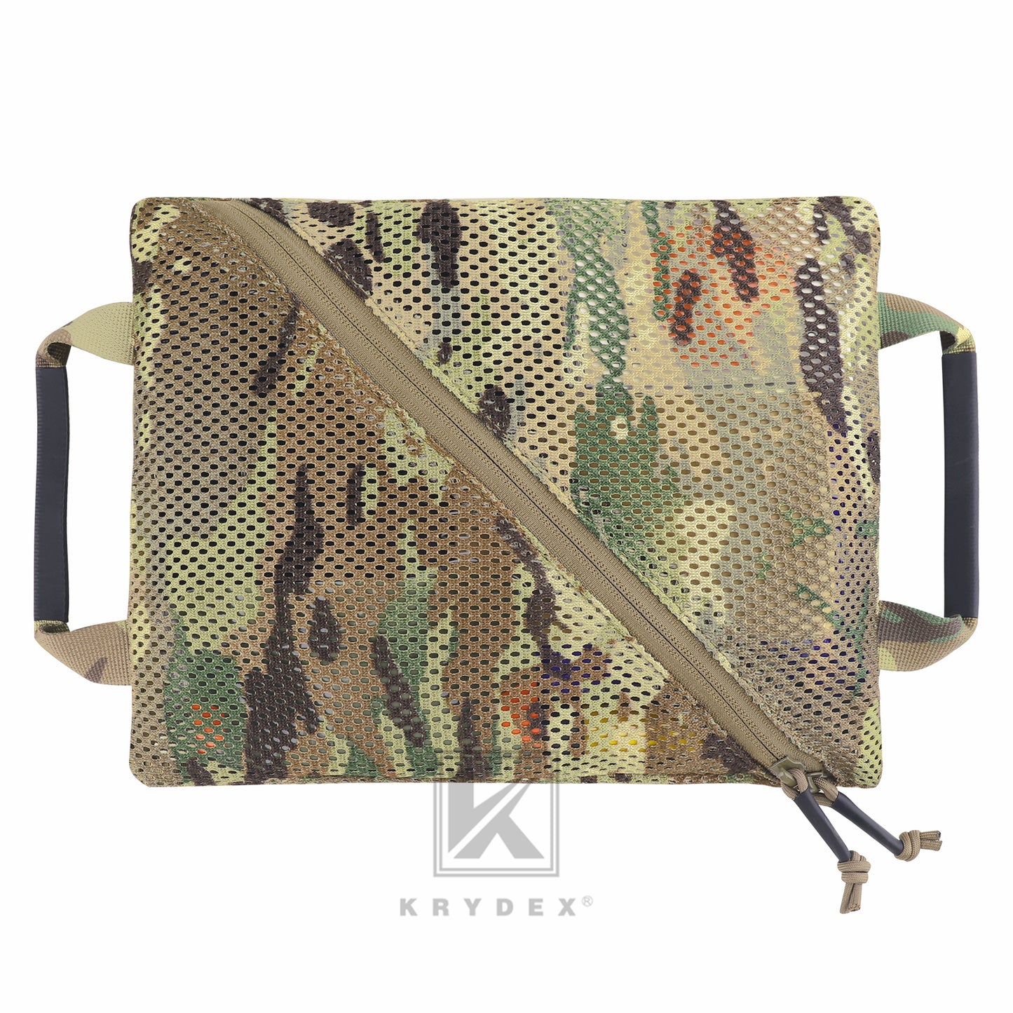 Krydex Tactical Storage Mesh Pouch Set Insert Modular Utility Admin Pockets Travel Organizer EDC Bag