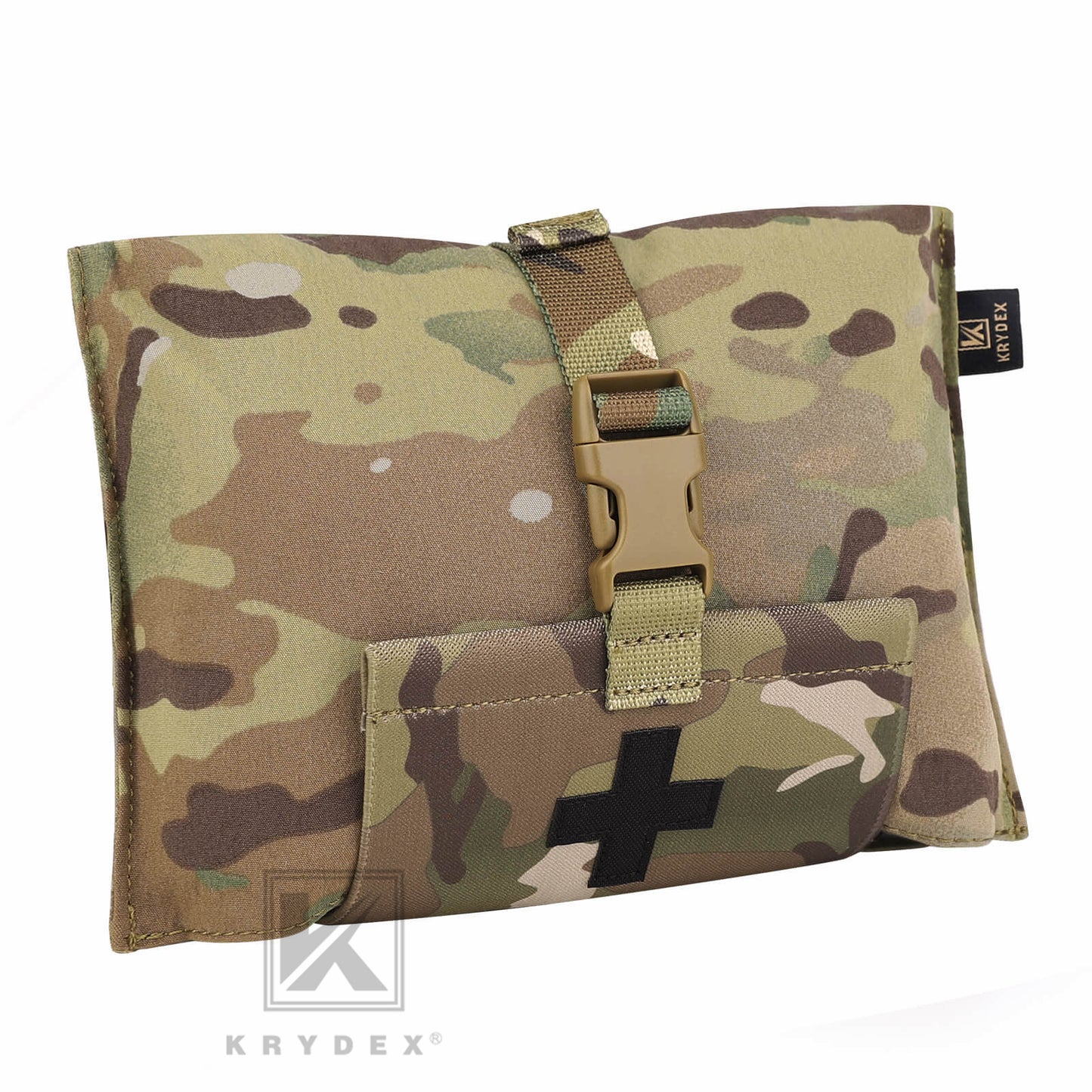 KRYDEX Tactical Stretch Blow Out Medical Pouch Rip Away EMT Pouch MOLLE & Belt IFAK Pouch