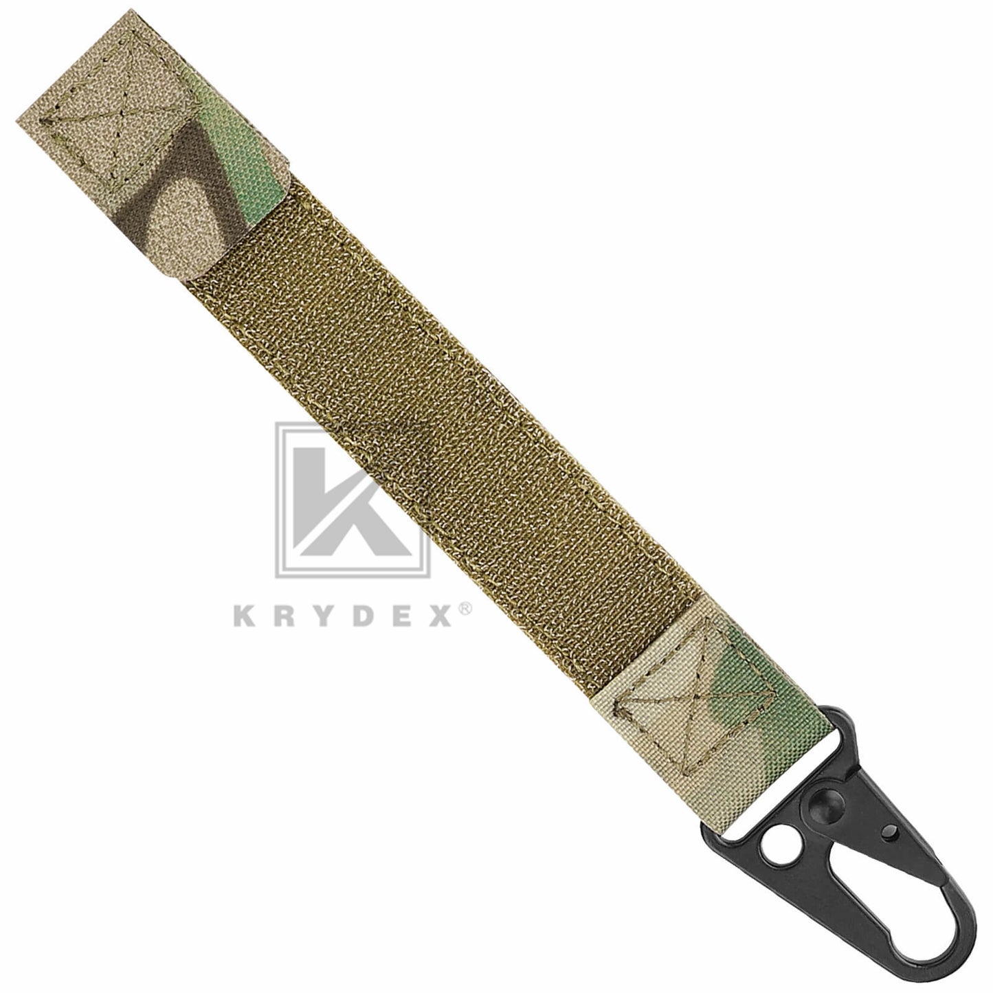 Krydex Tactical Belt Keeper Utility Hook Key Holder Keychain Gloves Carabiner Chemstick Clip MOLLE / Hook & Loop Battle Belt & Plate Carrier