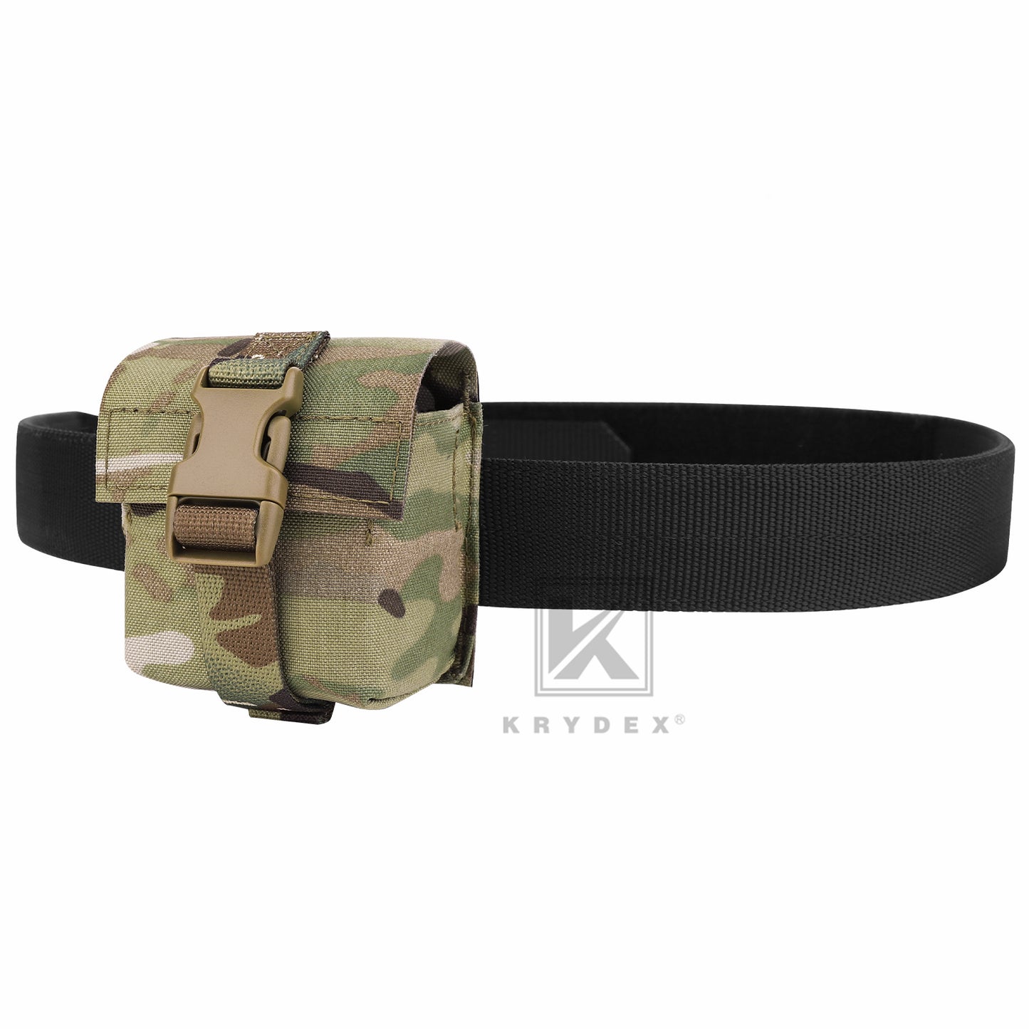 KRYDEX Tactical Frag Grenade Pouch MOLLE PALS & Belt System Small Handy EDC Glove Pouch