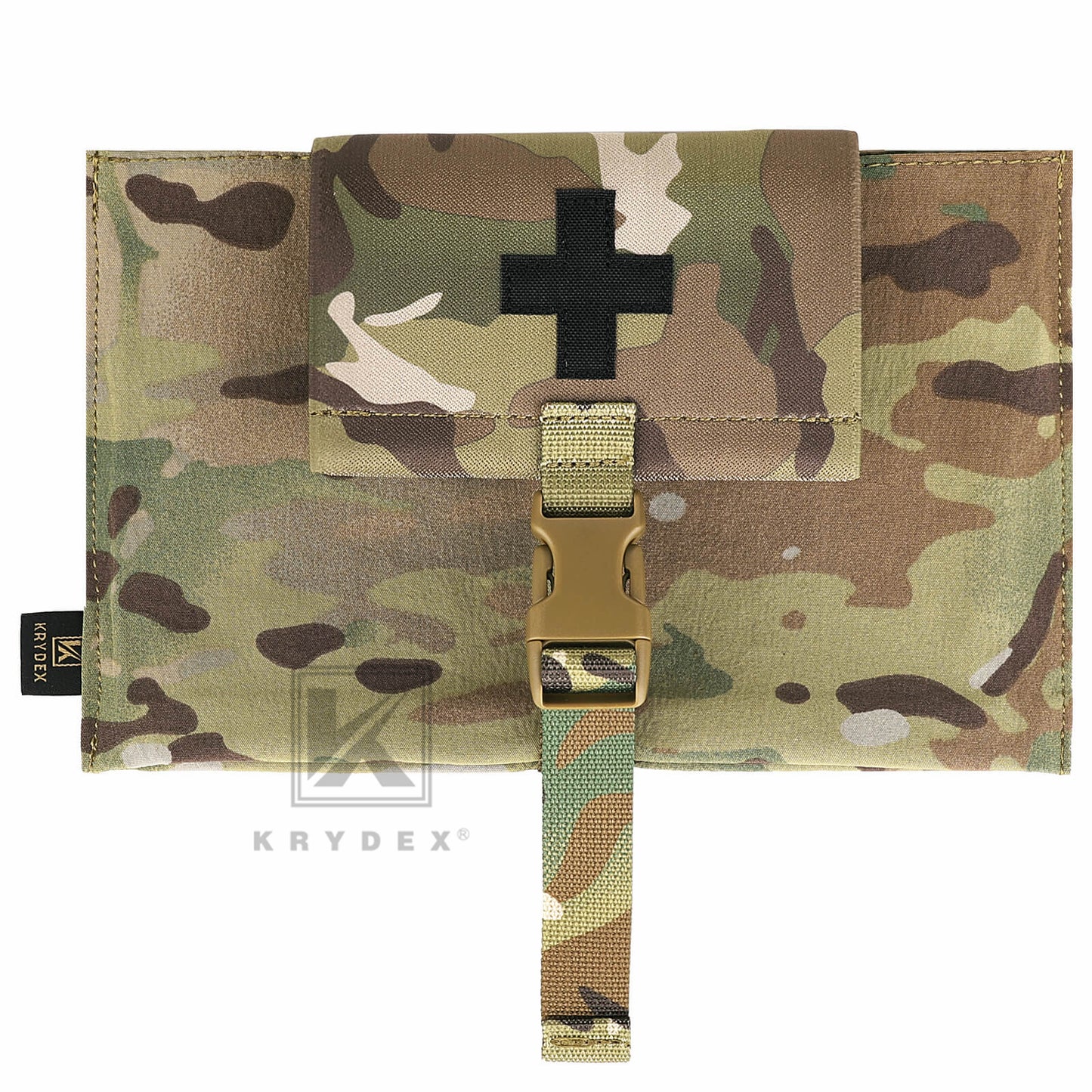 KRYDEX Tactical Stretch Blow Out Medical Pouch Rip Away EMT Pouch MOLLE & Belt IFAK Pouch