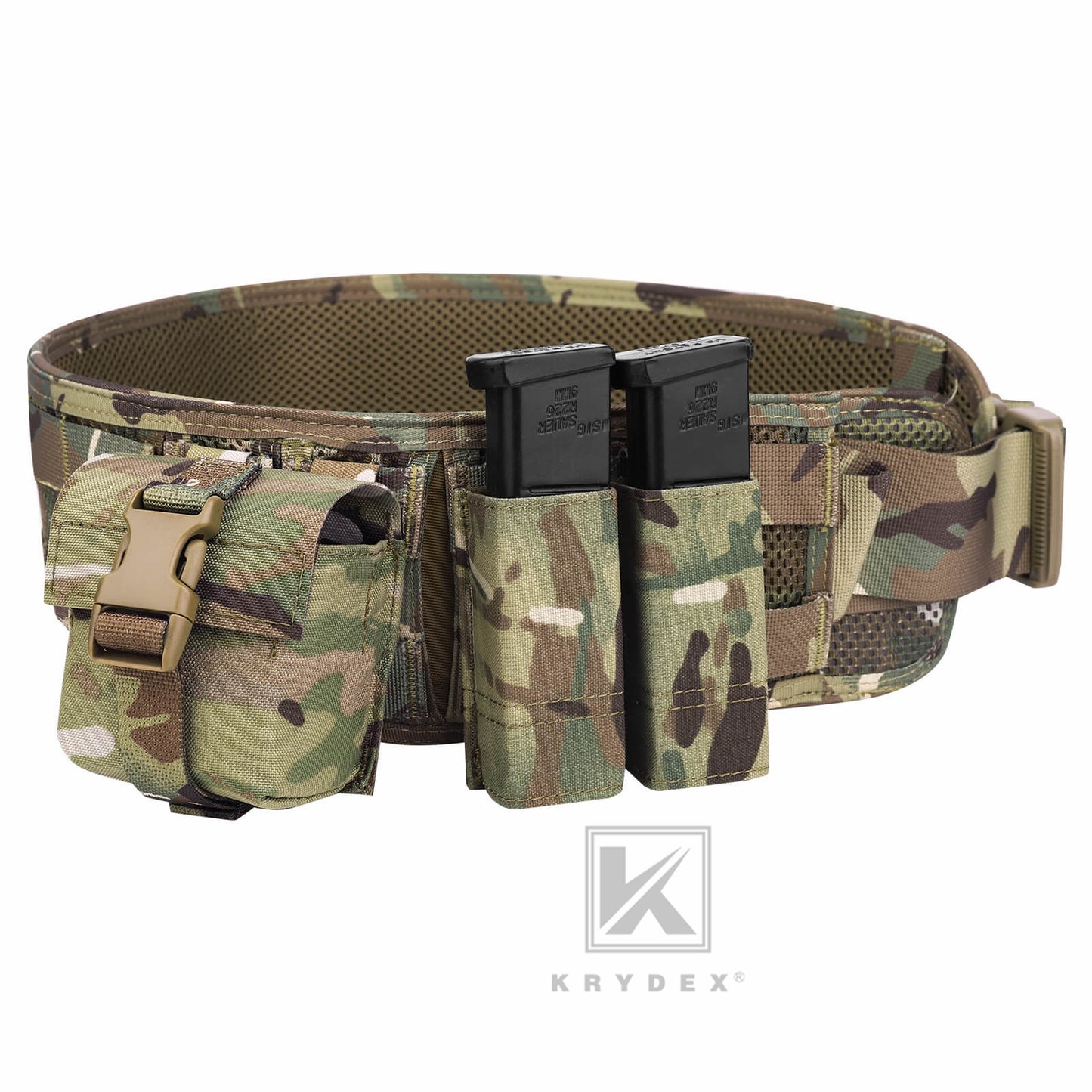 KRYDEX Tactical Frag Grenade Pouch MOLLE PALS & Belt System Small Handy EDC Glove Pouch