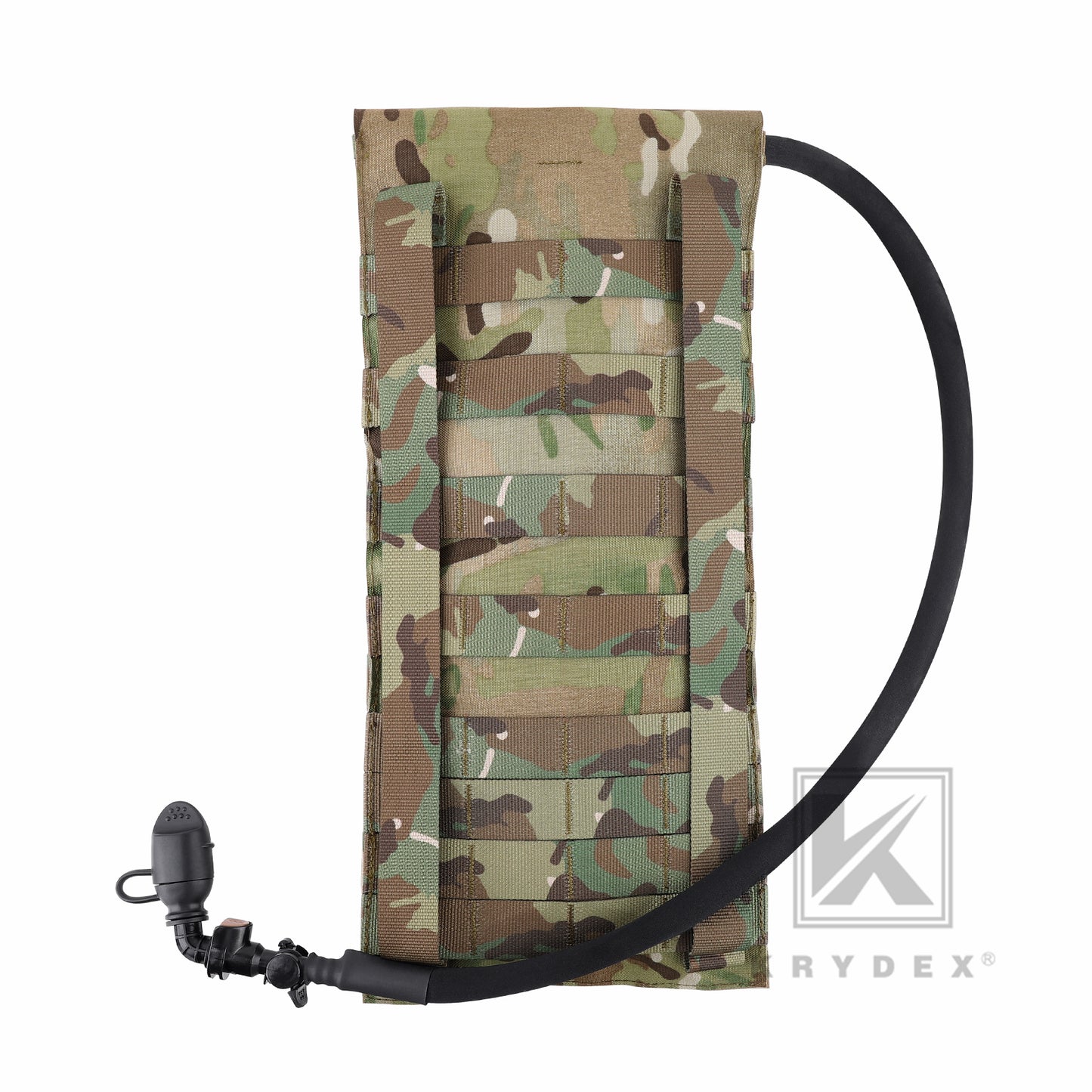 Krydex Tactical MOLLE Hydration Pack 100 oz Carrier 3L Water Bladder Pouch Modular Pack Bag