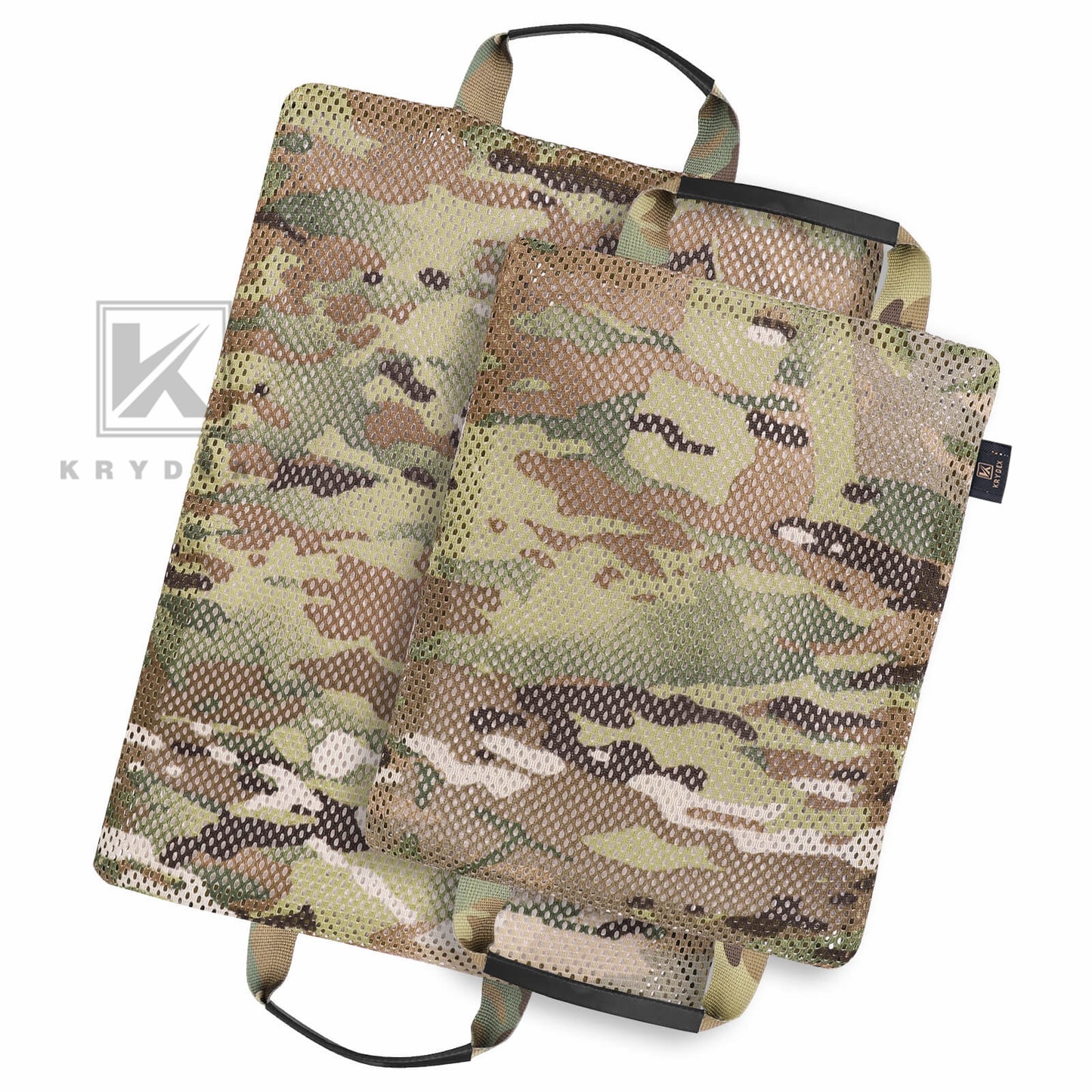 Krydex Tactical Storage Mesh Pouch Set Insert Modular Utility Admin Pockets Travel Organizer EDC Bag