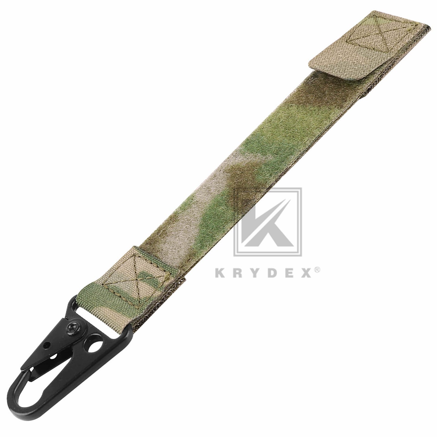 Krydex Tactical Belt Keeper Utility Hook Key Holder Keychain Gloves Carabiner Chemstick Clip MOLLE / Hook & Loop Battle Belt & Plate Carrier