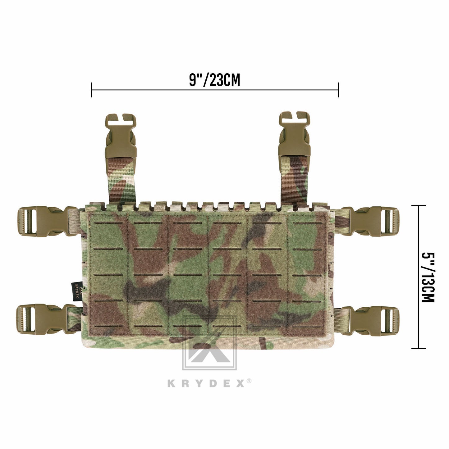 Krydex Tactical MK5 Micro Fight Chassis Laser Cut Chest Rig Lightweight Tactical Vest 5.56 MP7 Magazine Placard