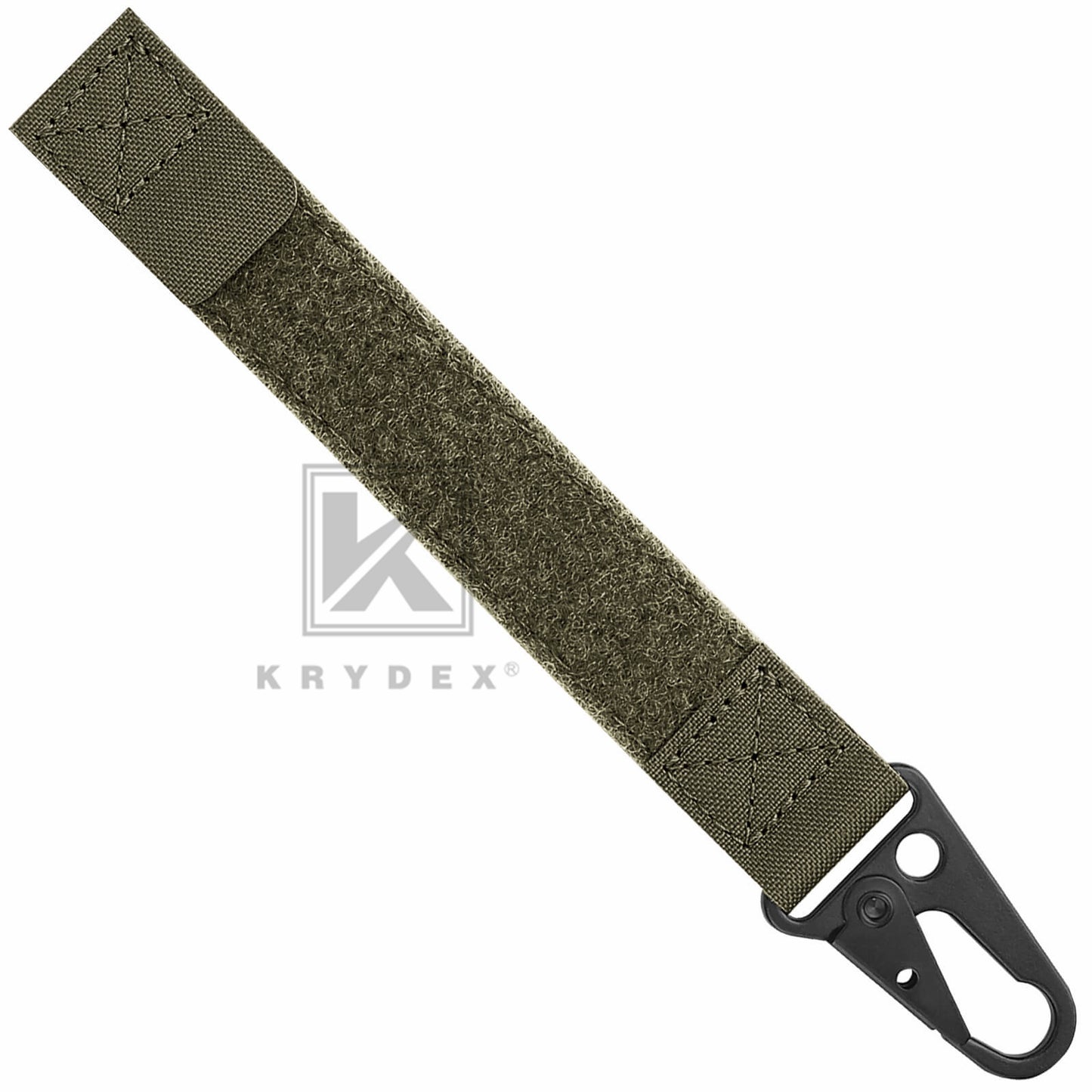 Krydex Tactical Belt Keeper Utility Hook Key Holder Keychain Gloves Carabiner Chemstick Clip MOLLE / Hook & Loop Battle Belt & Plate Carrier