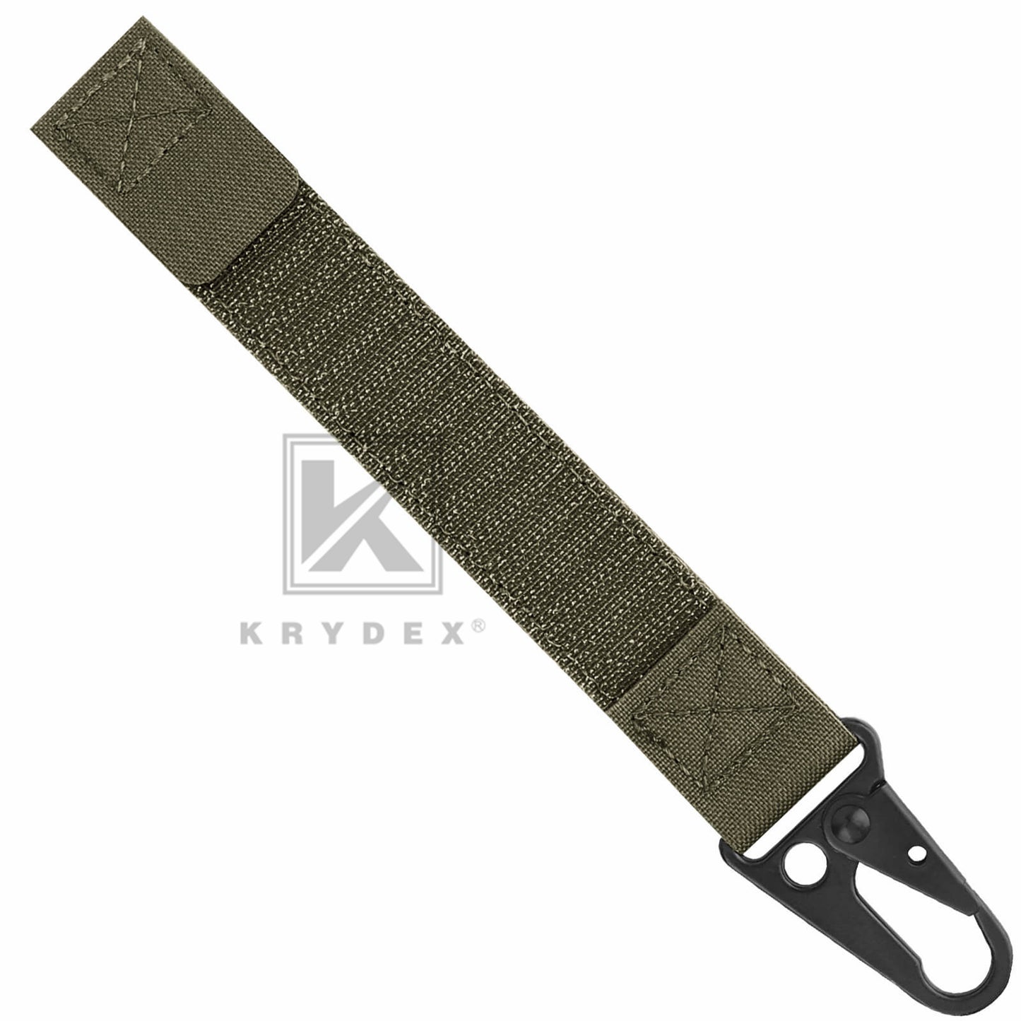 Krydex Tactical Belt Keeper Utility Hook Key Holder Keychain Gloves Carabiner Chemstick Clip MOLLE / Hook & Loop Battle Belt & Plate Carrier