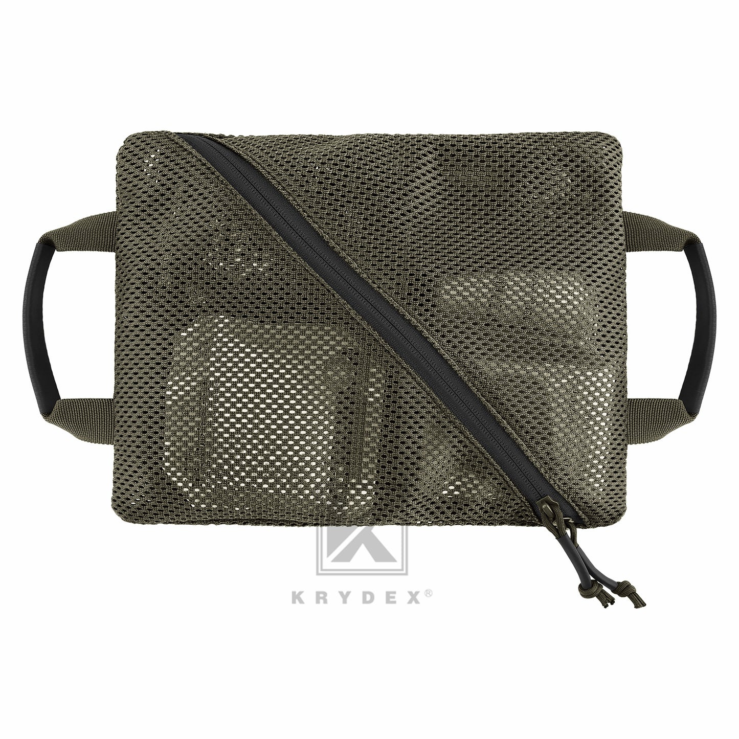 Krydex Tactical Storage Mesh Pouch Set Insert Modular Utility Admin Pockets Travel Organizer EDC Bag