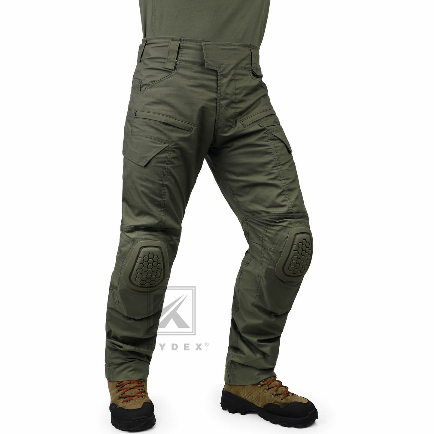 Krydex Tactical Men’s Combat Pants with Knee Pads Uniform Trousers