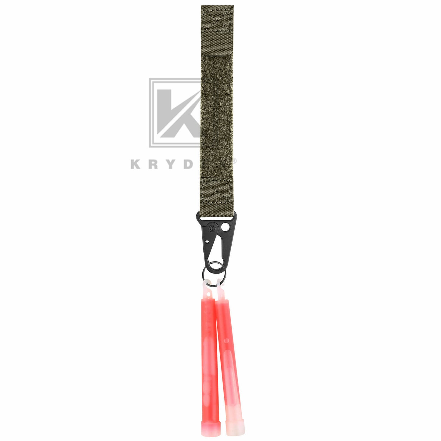 Krydex Tactical Belt Keeper Utility Hook Key Holder Keychain Gloves Carabiner Chemstick Clip MOLLE / Hook & Loop Battle Belt & Plate Carrier
