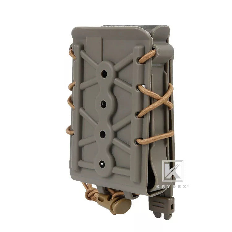 KRYDEX Tactical 5.56 7.62 Mag Pouch MOLLE Magazine Holster Carrier Hard Shell