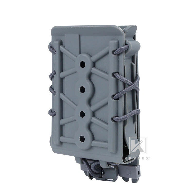 KRYDEX Tactical 5.56 7.62 Mag Pouch MOLLE Magazine Holster Carrier Hard Shell