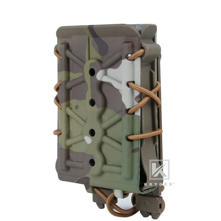 KRYDEX Tactical 5.56 7.62 Mag Pouch MOLLE Magazine Holster Carrier Hard Shell