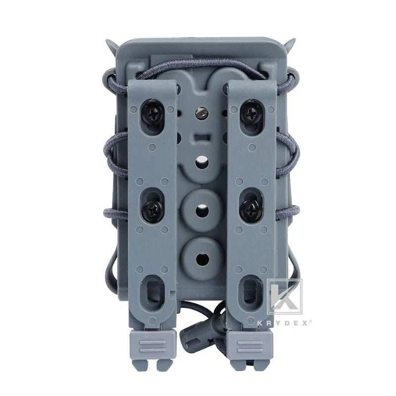 KRYDEX Tactical 5.56 7.62 Mag Pouch MOLLE Magazine Holster Carrier Hard Shell
