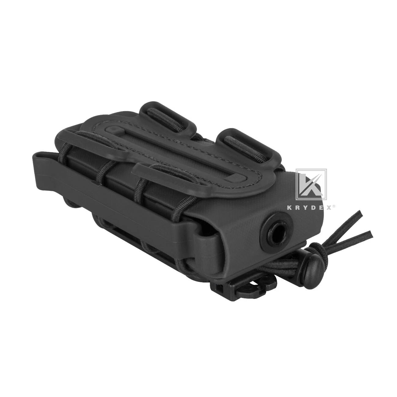 KRYDEX Soft Shell 9mm Pistol Magazine Pouch Mag Carrier with Clip Tall