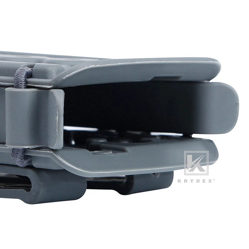 KRYDEX Tactical 5.56 7.62 Mag Pouch MOLLE Magazine Holster Carrier Hard Shell