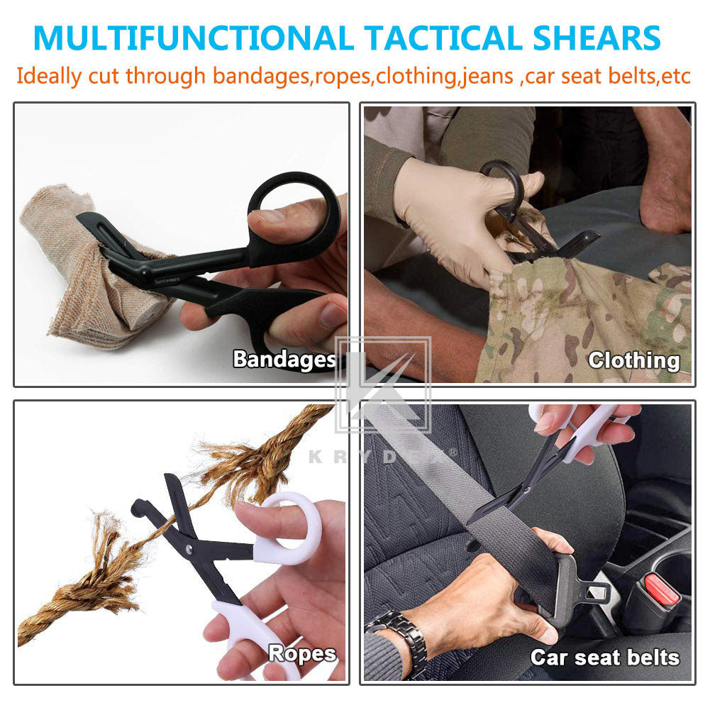 KRYDEX Tactical Medical Shears Pouch Pack & Medical Shears