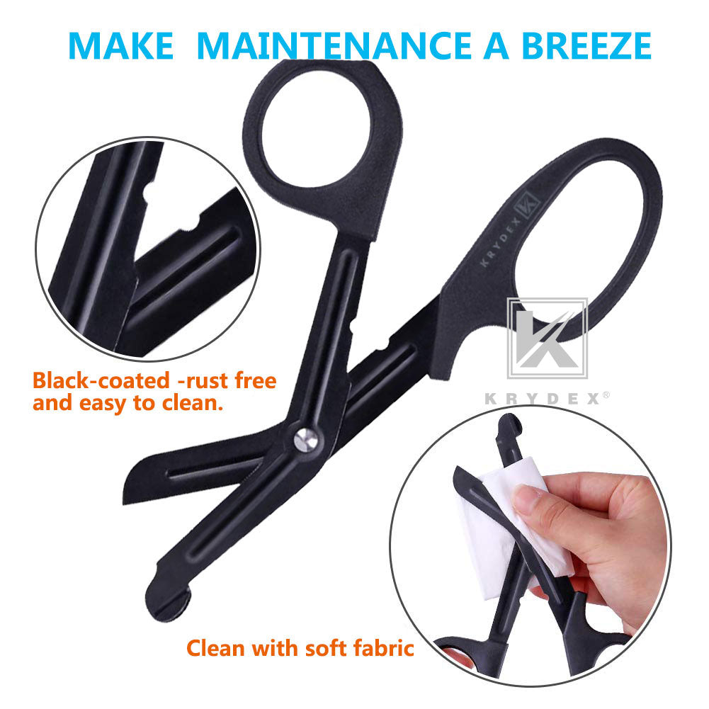 KRYDEX Tactical Medical Shears Pouch Pack & Medical Shears