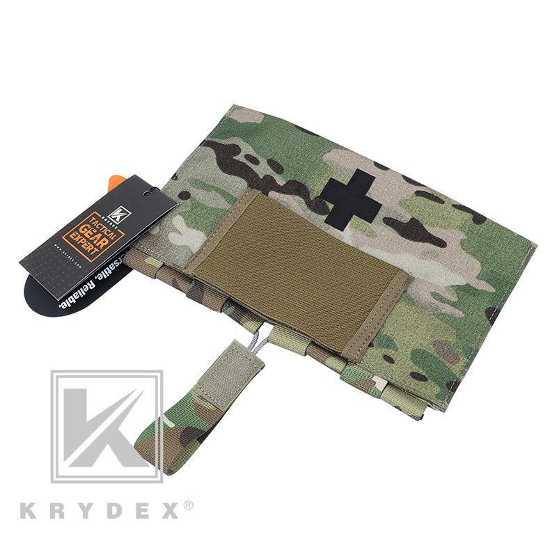 KRYDEX LBT-9022B-T Blow Out MOLLE Medical Pouch Emergency Survival Kit Bag IFAK First Aid Storage Pouch