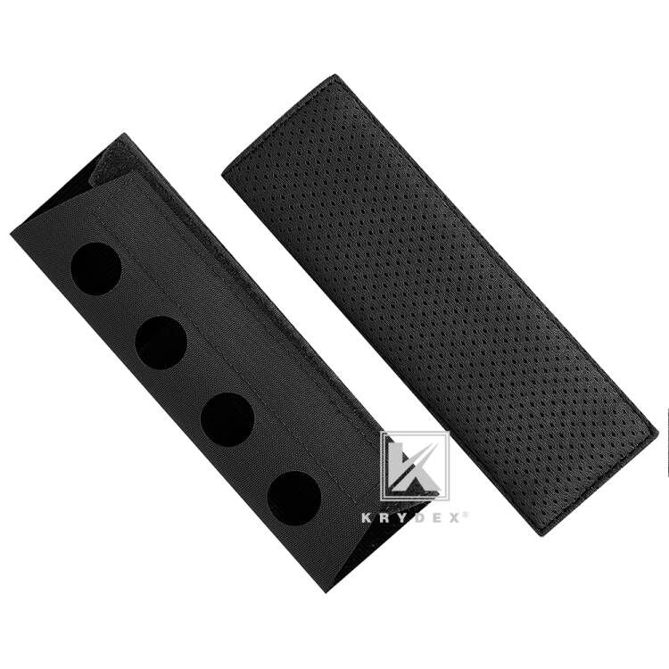 KRYDEX Tactical Breathability Anti-slip Padded Shoulder Pads Strap Cover for Plate Carrier Vest Chest Rig Sling Bag 1Pair