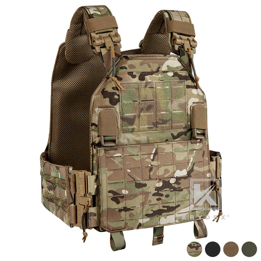 KRYDEX Quick Release Molle Plate Carrier Tactical Combat Vest