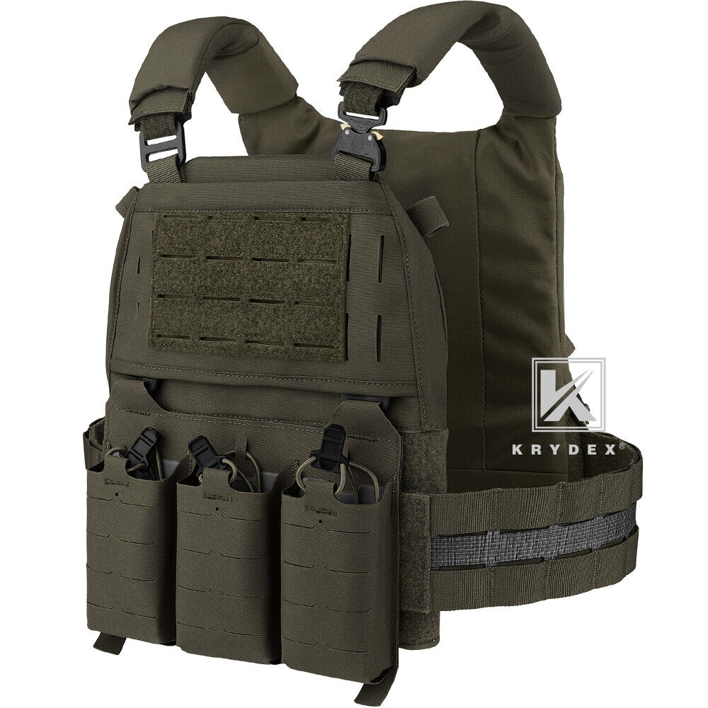 KRYDEX FCPC V5 Plate Carrier with Tegris Assault Cummerbund and KTAR Front Flap