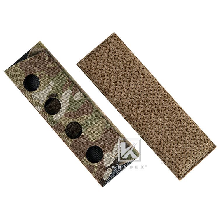 KRYDEX Tactical Breathability Anti-slip Padded Shoulder Pads Strap Cover for Plate Carrier Vest Chest Rig Sling Bag 1Pair