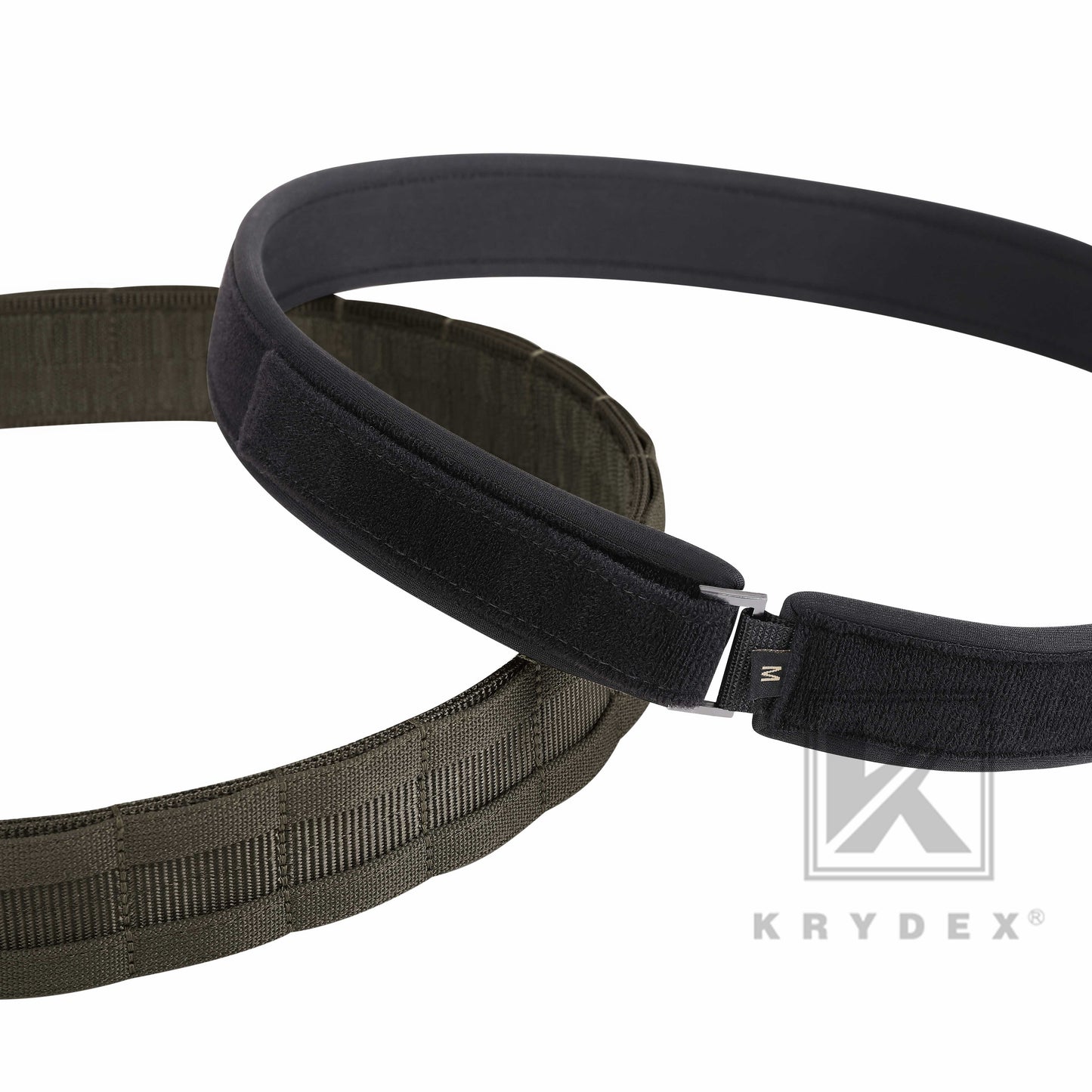 Krydex 1.5” Padded Inner Belt Black Loop Lined Belt Comfortable Inner Duty Battle Shooting Belt