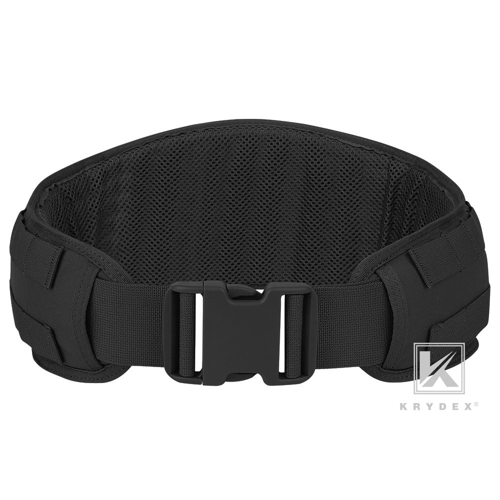 KRYDEX Tactical Quick Release Battle Belt Molle Soft Wide Padded Waist Outer Shooting Gun Belt With Inner Belt