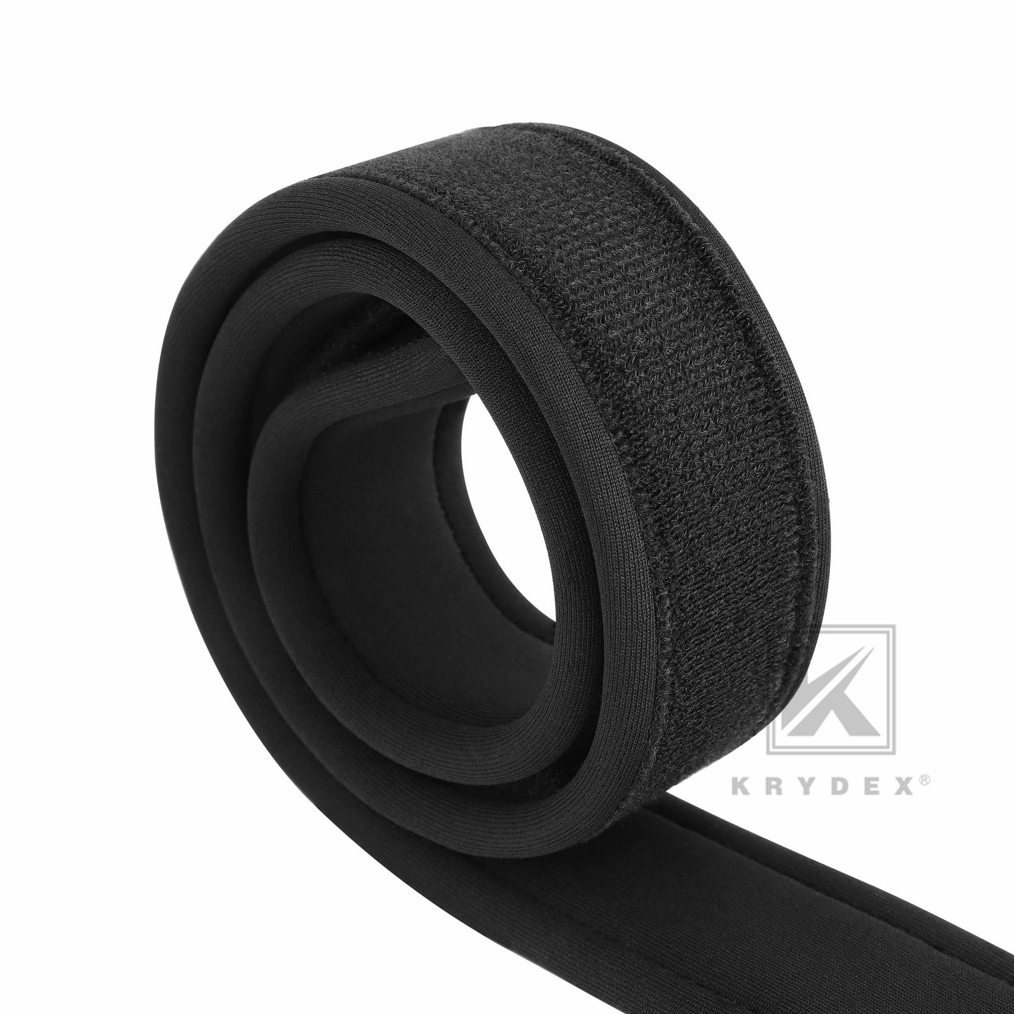 Krydex 1.5” Padded Inner Belt Black Loop Lined Belt Comfortable Inner Duty Battle Shooting Belt