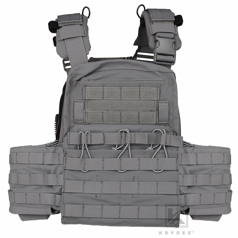 KRYDEX Tactical Plate Carrier Heavy Duty Modular MOLLE Vest