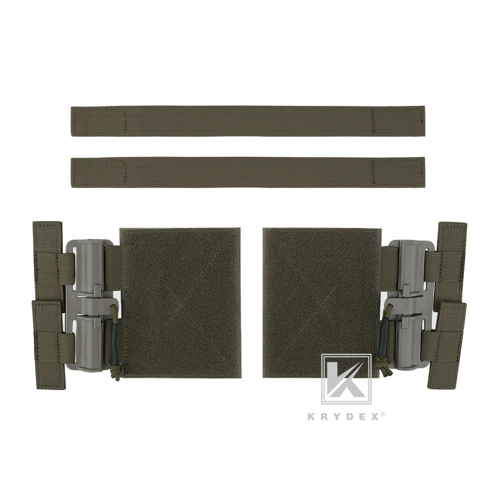 KRYDEX Quick Release Cummerbund Adapter QD Buckle Set 3 Band Molle Cummerbund Plate Carrier Vest 1 Pair