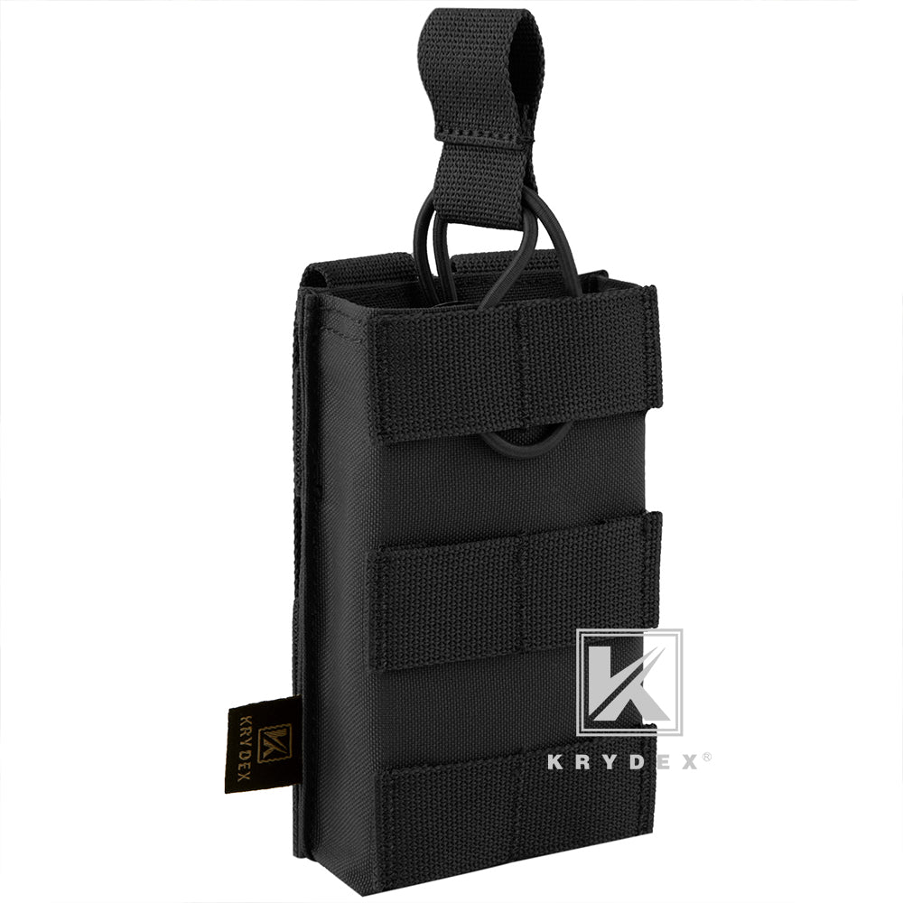 KRYDEX Single 5.56 .223 M4 M16 AR15 Open Top Mag Pouch