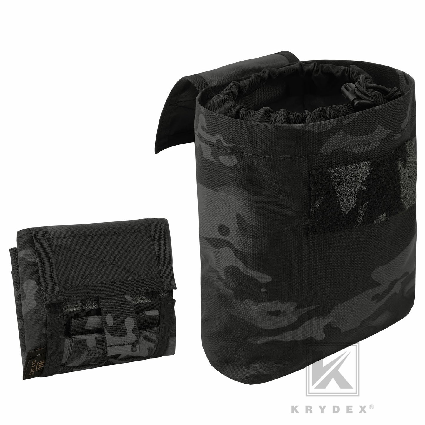 KRYDEX Tactical Molle ROLL-UP Ammo Magazine Dump Pouch Mag Recovery Foldable Utility Pouch