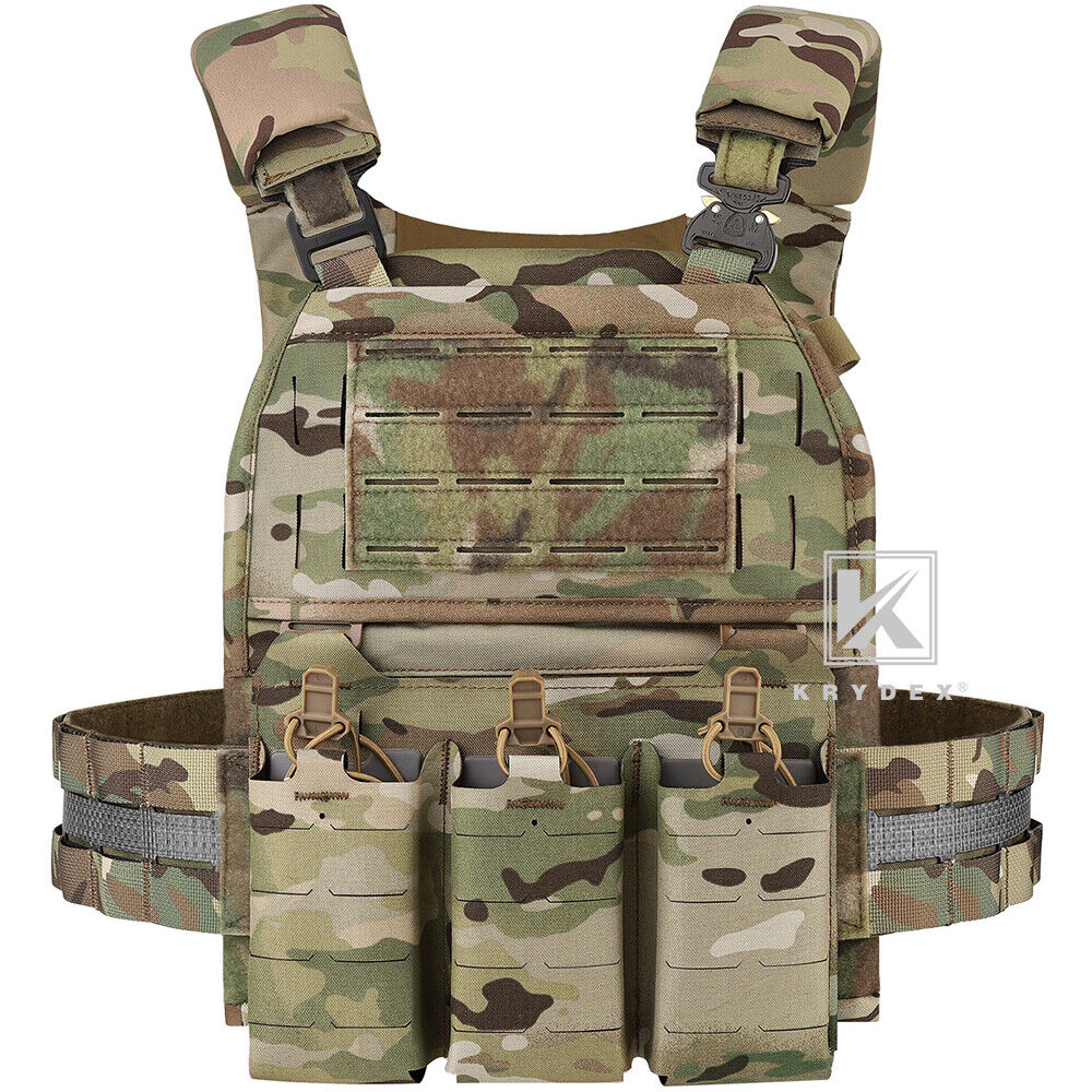 KRYDEX FCPC V5 Plate Carrier with Tegris Assault Cummerbund and KTAR Front Flap