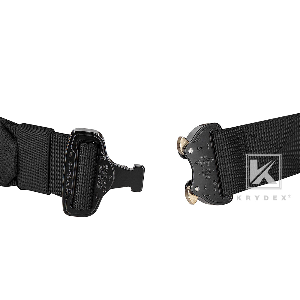 KRYDEX Tactical Molle Rigger Cobra Buckle Gun Heavy Duty 2"&1.75" Range Belt