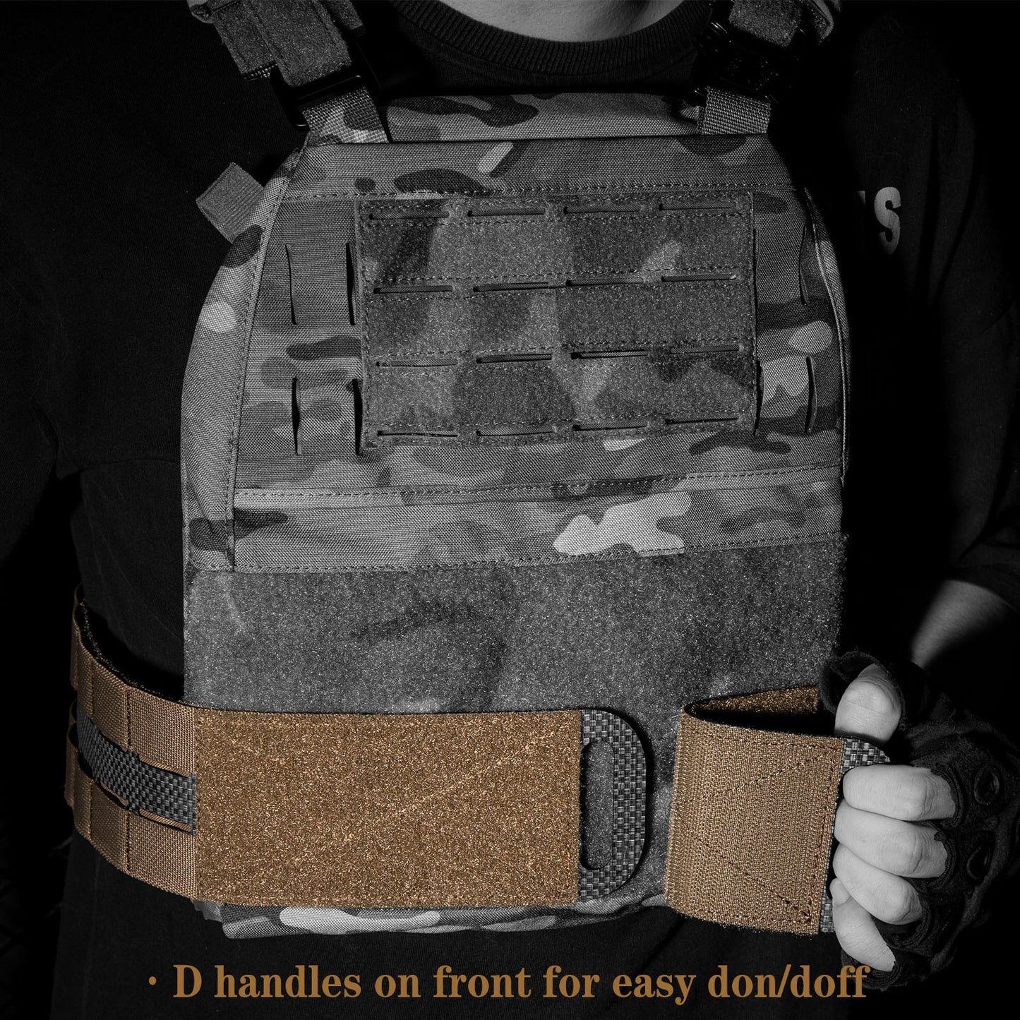 KRYDEX Tactical 3” Assault Cummerbund Tegris Rigid MOLLE Cummerbund for Tactical Vest Slickster FCPC LBT