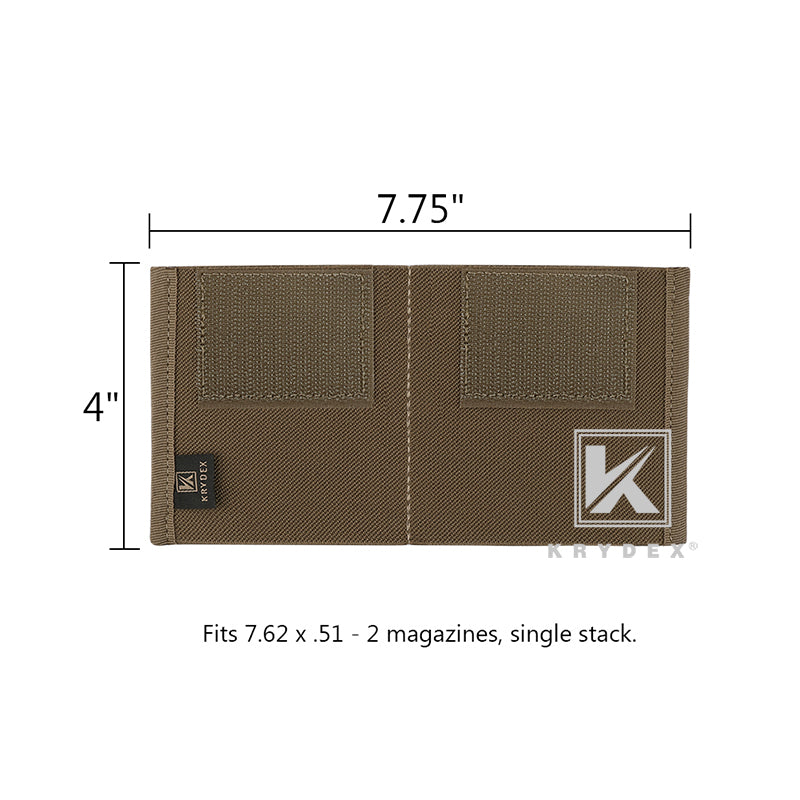 KRYDEX 7.62 Double Magazine Insert Pouch