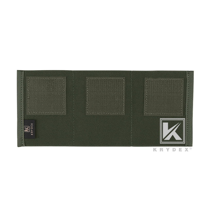 KRYDEX Elastic Triple M4 5.56 .223 NATO Rifle Magazine Insert Hook Mag Pouch Holster for Micro Fight Chassis MK3 MK4 Chest Rig