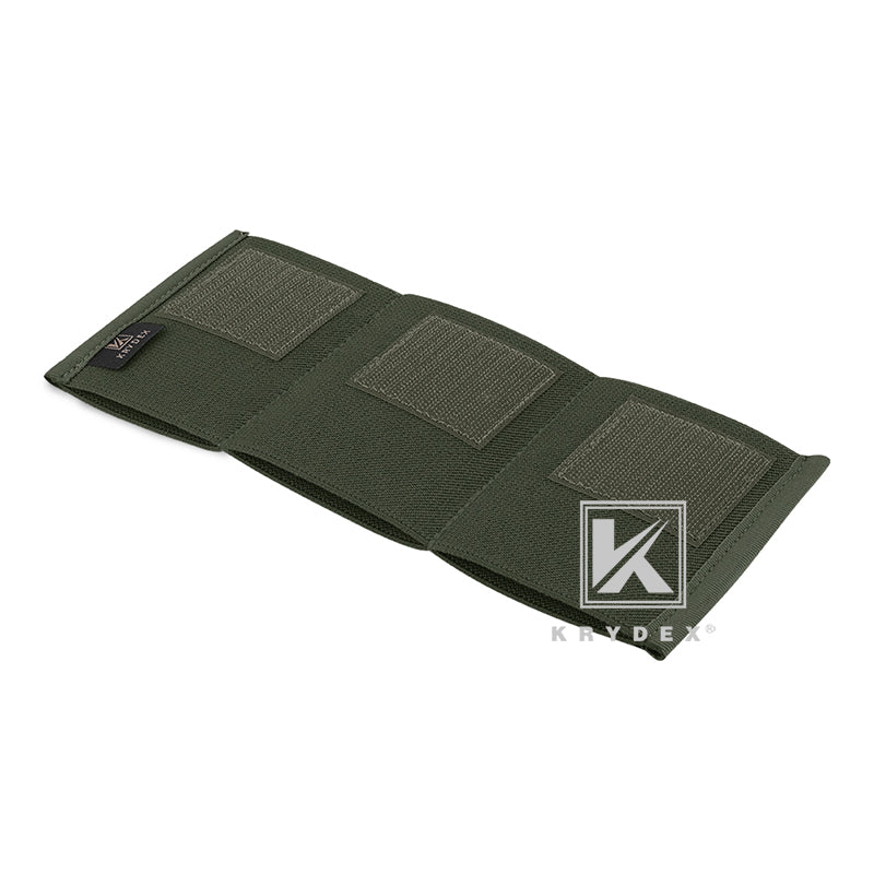 KRYDEX Elastic Triple M4 5.56 .223 NATO Rifle Magazine Insert Hook Mag Pouch Holster for Micro Fight Chassis MK3 MK4 Chest Rig
