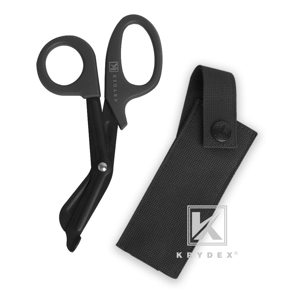 KRYDEX Tactical Medical Shears Pouch Pack & Medical Shears
