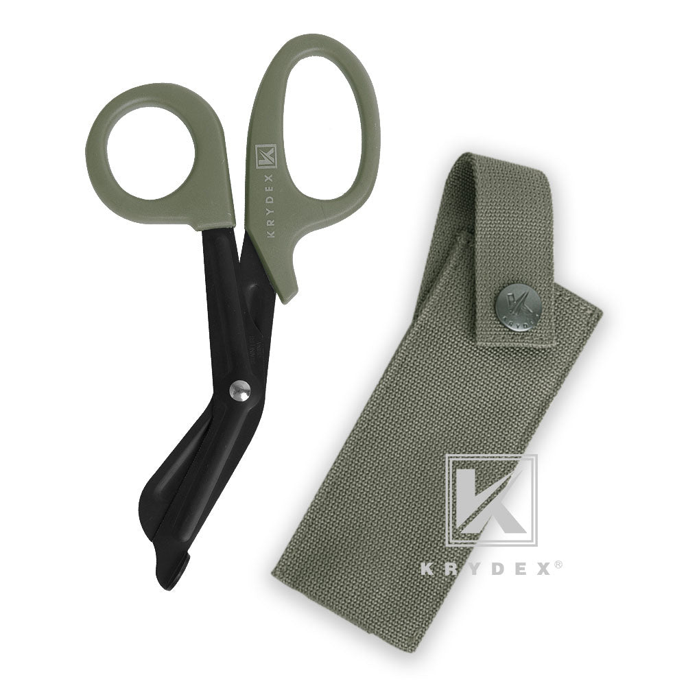 KRYDEX Tactical Medical Shears Pouch Pack & Medical Shears