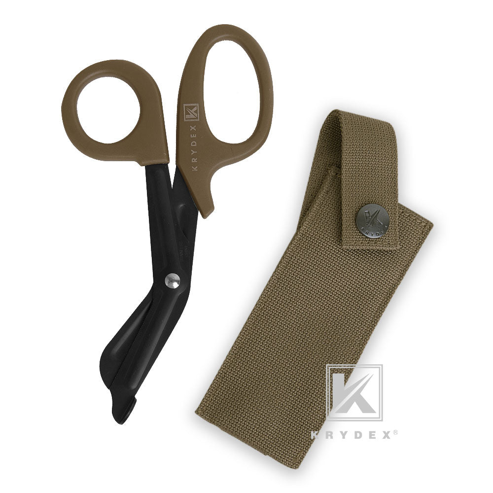 KRYDEX Tactical Medical Shears Pouch Pack & Medical Shears