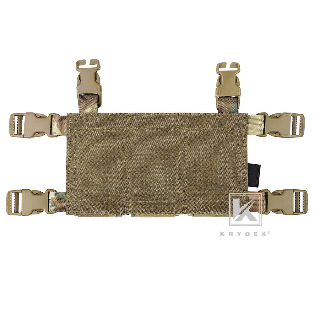 Krydex Tactical Triple Placard .223 5.56 Mag Pouch Retention Insert Holder Chest Rig Plate Carrier