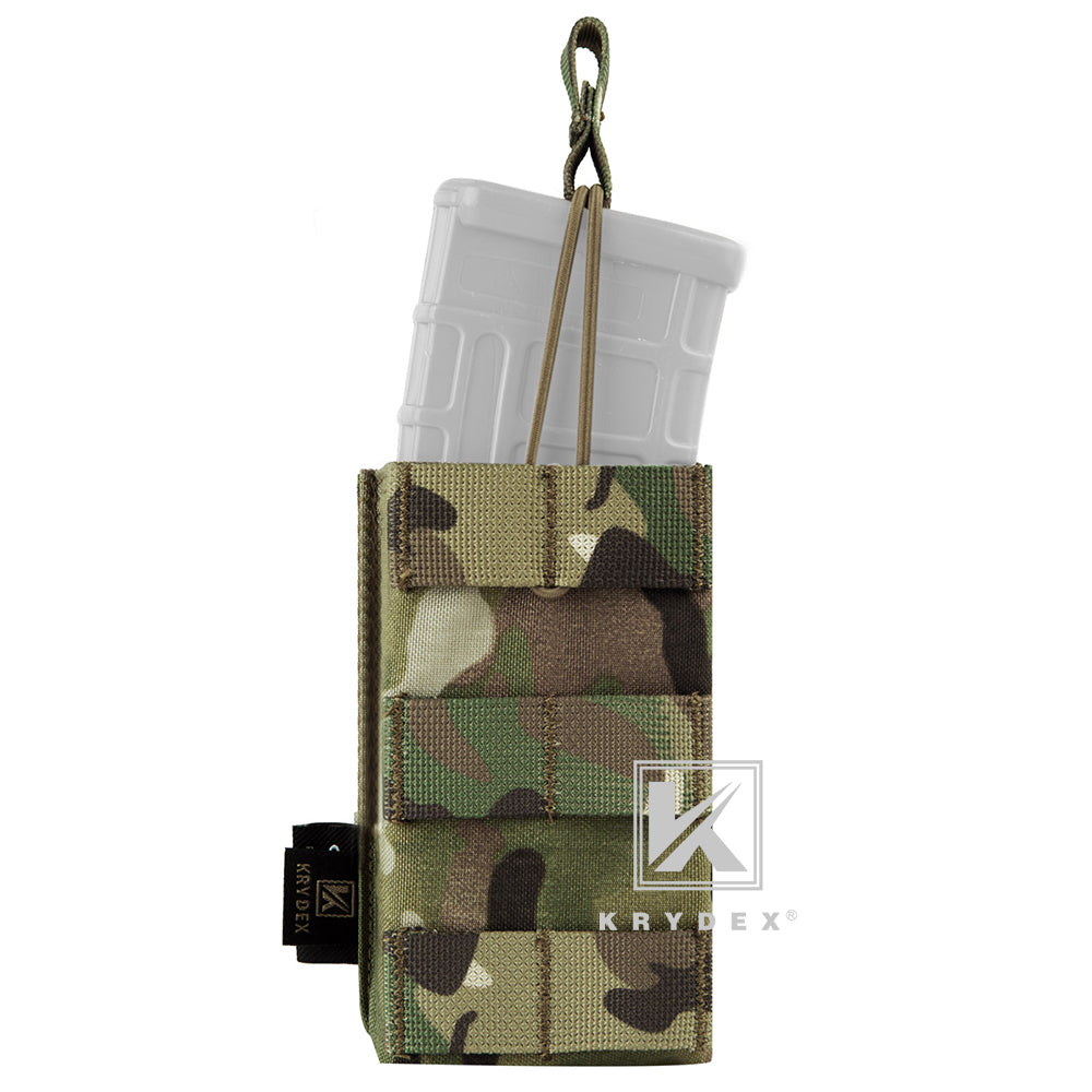 KRYDEX Single 5.56 .223 M4 M16 AR15 Open Top Mag Pouch